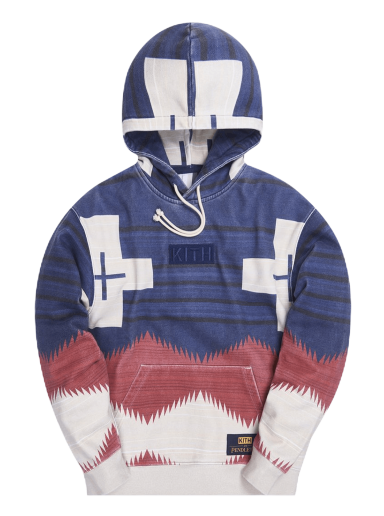 Mikina KITH For Pendleton Brave Star Williams III Hoodie Navy | KH2562 102
