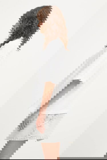 Tričko Carhartt WIP Short Sleeve Oversized T-Shirt Cream Of The Crop Biela | I035244.02XX, 1