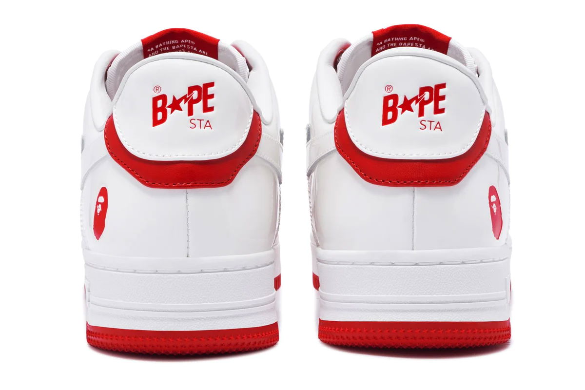 Bape Sta #6 M2 Red/White