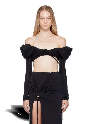 Tričko Jacquemus Le Chouchou 'Le Haut Spalla' Blouse Čierna | 23H233TO072-2307