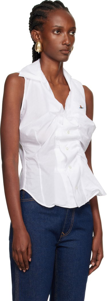 Košeľa Vivienne Westwood Vivienne Westwood Drunken Sleeveless Shirt Biela | 15010067-W012U-, 1