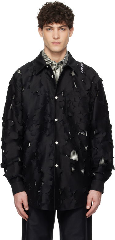Košeľa Marni Marni Boxy Cut Out Shirt Čierna | CUMU0332S0 USR012, 0