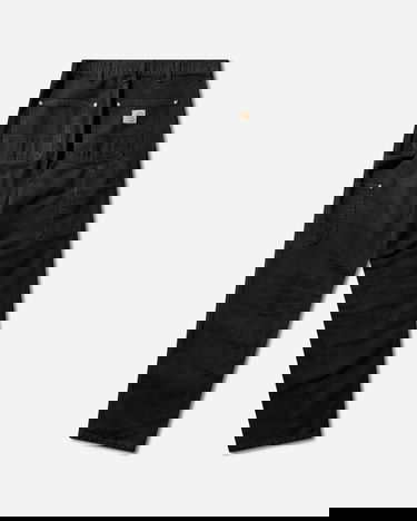 Nohavice Carhartt WIP Double Knee Pants Grind Washed Čierna | I036274 89B7, 2