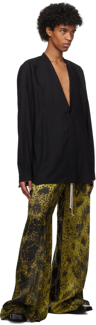 Košeľa Rick Owens Rick Owens Hollywood Lido Larry Shirt Čierna | RU01E5294 WG, 3