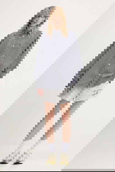 Košeľa Carhartt WIP Arvin L/S Shirt Relaxed Fit Striped Classic Collar Navy | I034560.2XXXX, 4