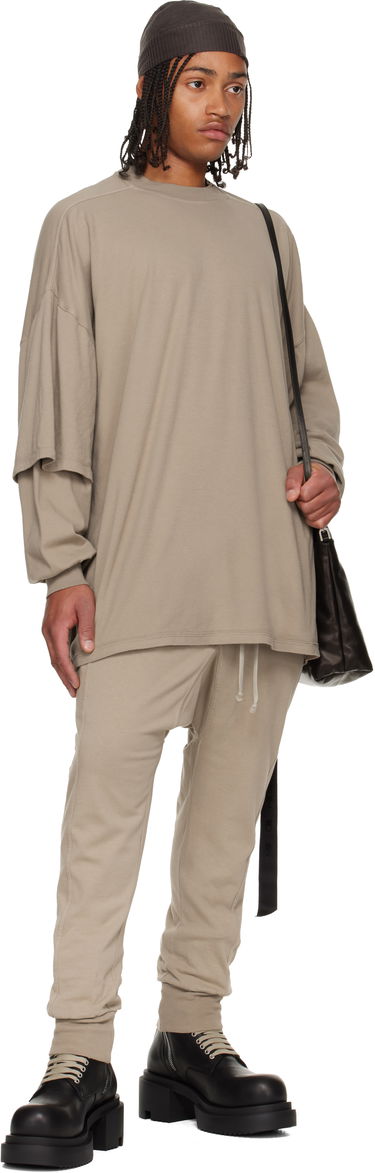 Mikina Rick Owens Concordians Tommy Hustler Layered Sleeve Oversized Sweatshirt Béžová | DU02E7266 JDB, 3