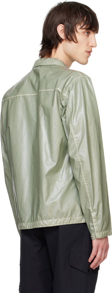 Košeľa Stone Island Stone Island Mussola Gommata-TC Overshirt Zelené | K1S15 1200001 S0022, 2
