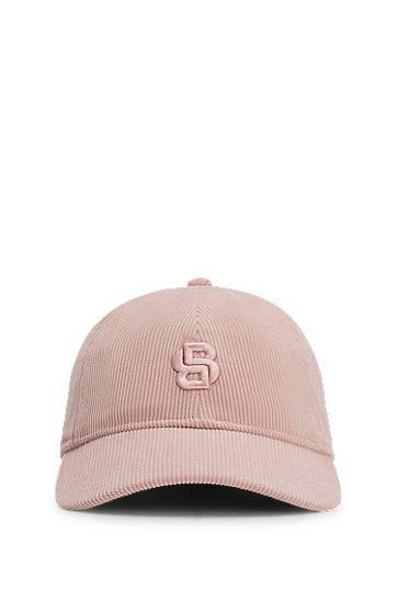 Šiltovka BOSS Baby Corduroy Cap with Double B Monogram Ružová | 50544419, 0