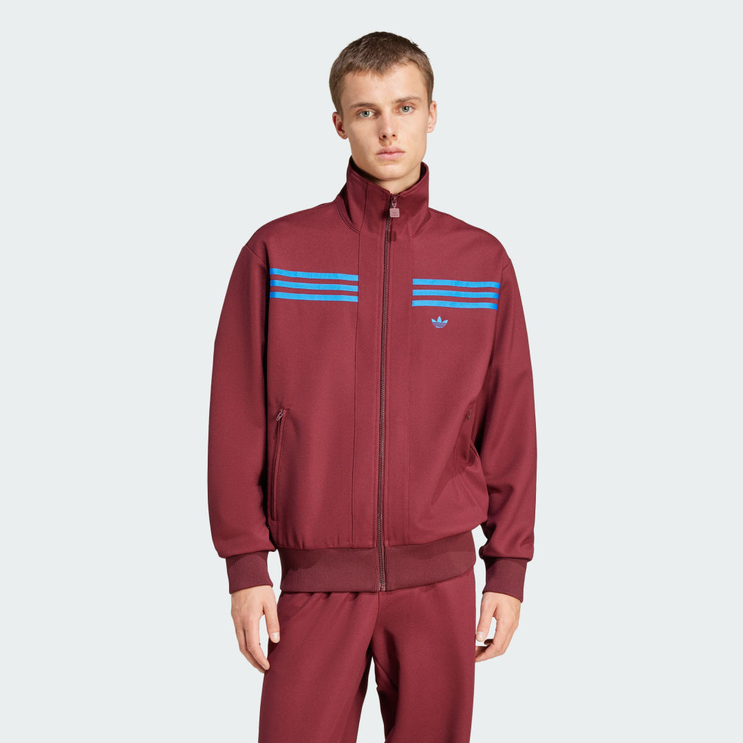 Bomber bunda adidas Originals 70s Track Jacket Červená | JN5963, 0