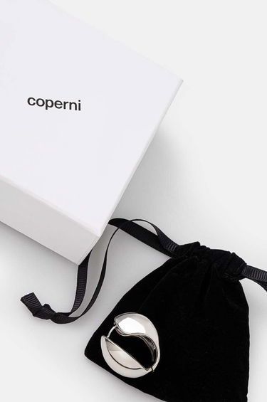 Náušnice Coperni Silver Hoop Earrings Metalická | COPBI04725, 3