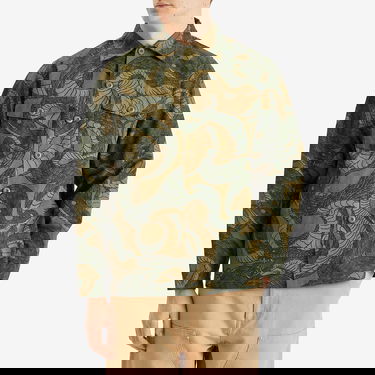 Košeľa Maharishi Maharishi Snakeskin Utility Overshirt, Size Large Zelené | 6037-GRN, 2