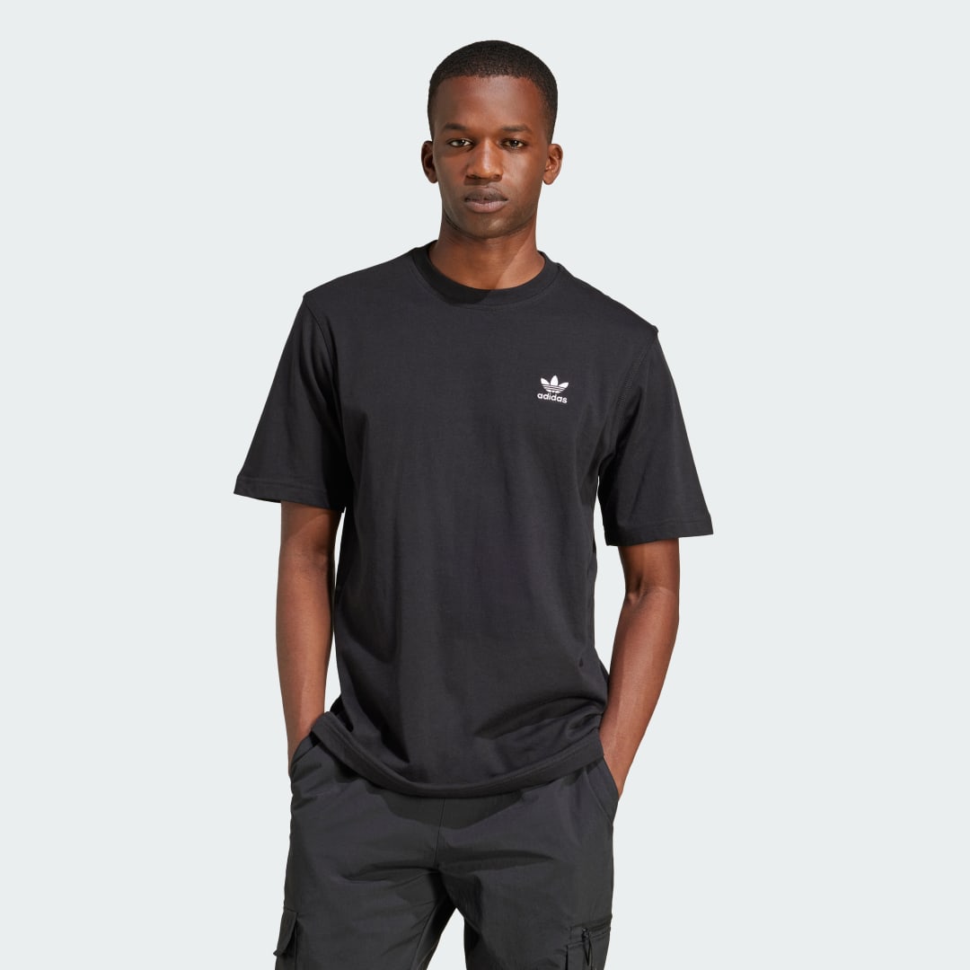 Tričko adidas Performance Trefoil Essentials T-Shirt Čierna | JI8545, 0