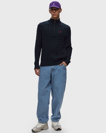 Sveter Polo by Ralph Lauren Ralph Lauren Cable-Knit Quarter-Zip Sweater Navy | 710810841001, 1