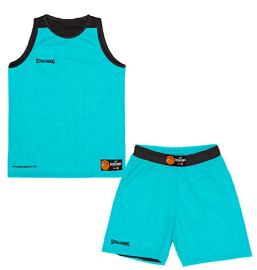 Súprava Spalding Spalding Double Face Basketball Set Tyrkysová | 40221339-blueatollblack, 0
