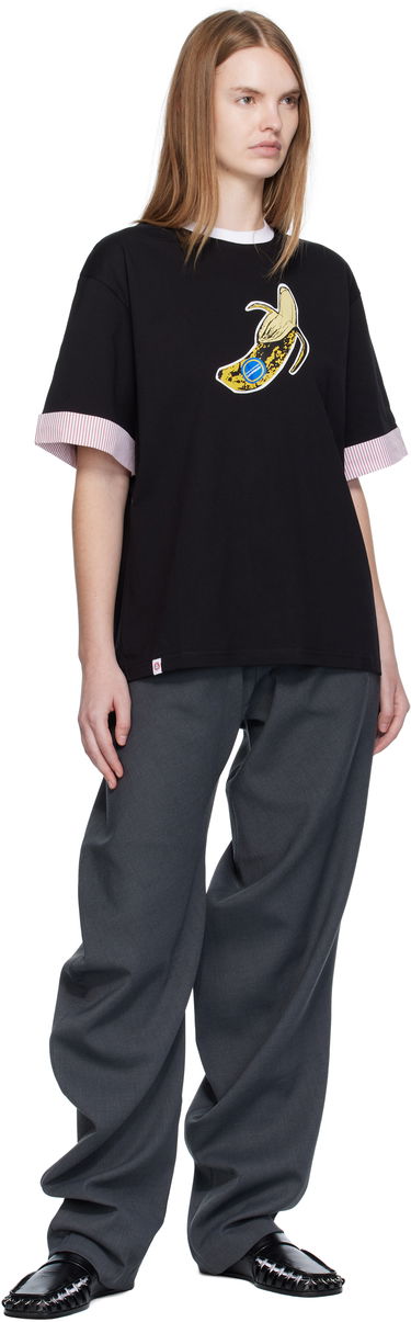 Nohavice Charles Jeffrey Loverboy Charles Jeffrey LOVERBOY Topsy Turvy Wide-Leg Trousers Šedá | 52030406, 3