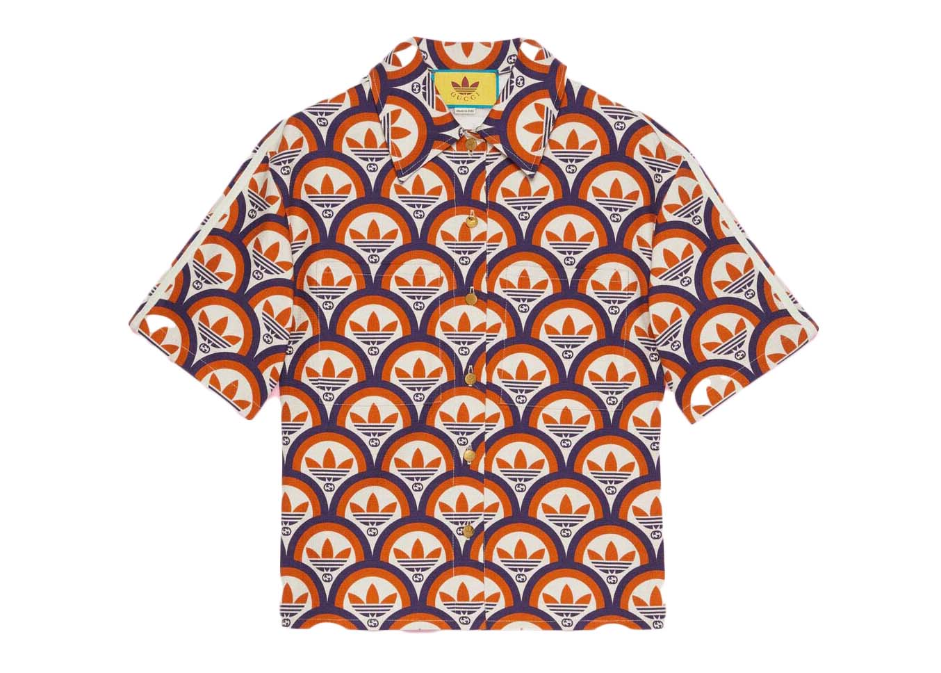 Košeľa Gucci adidas x Interlocking G And Trefoil Shirt Multicolor Rôznofarebný | 703002 ZAJVC 7471, 0