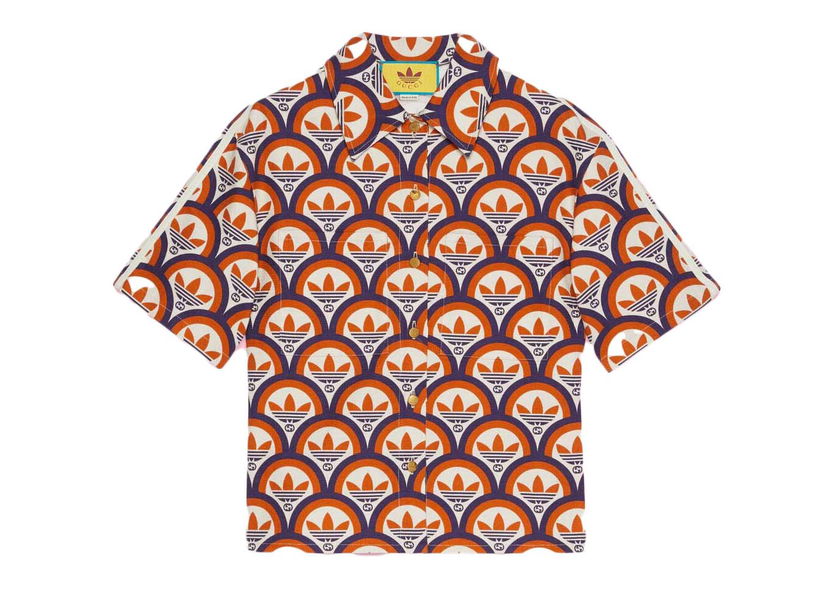 Košeľa Gucci adidas x Interlocking G And Trefoil Shirt Multicolor Rôznofarebný | 703002 ZAJVC 7471