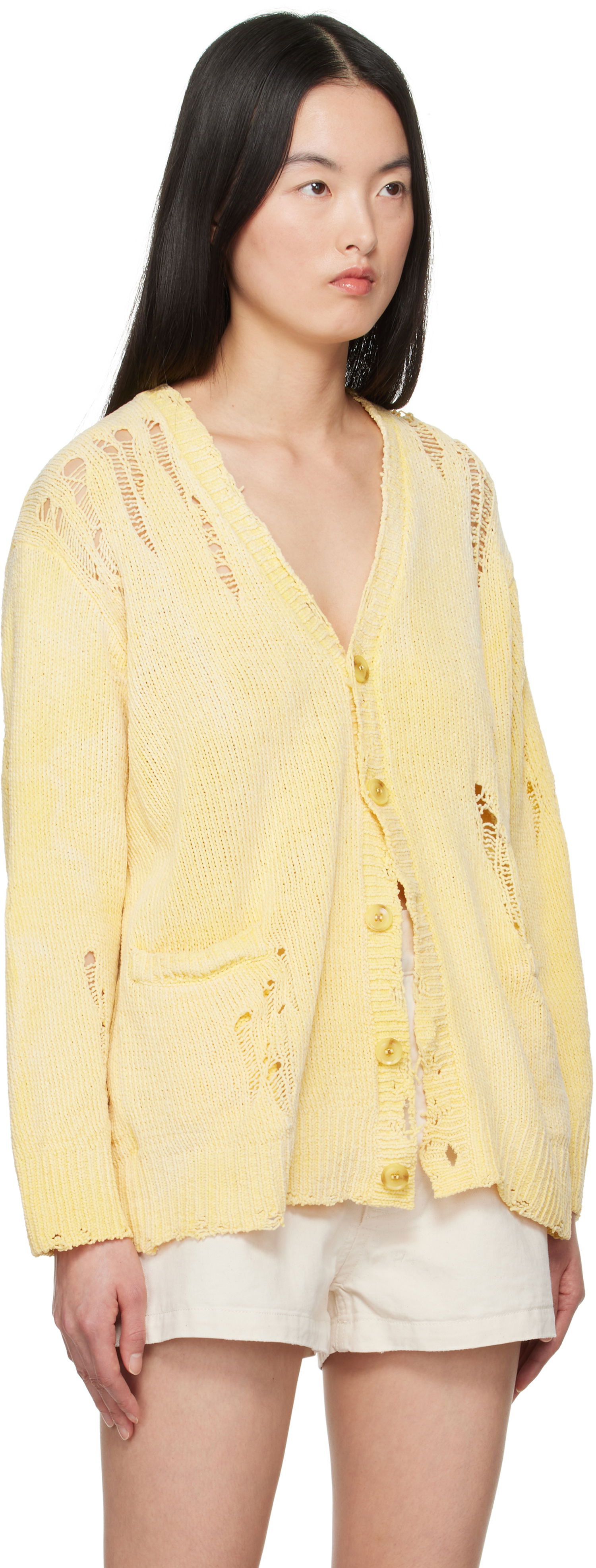 Sveter R13 R13 Boyfriend Cardigan Žltá | R13WY237-Y200B, 1