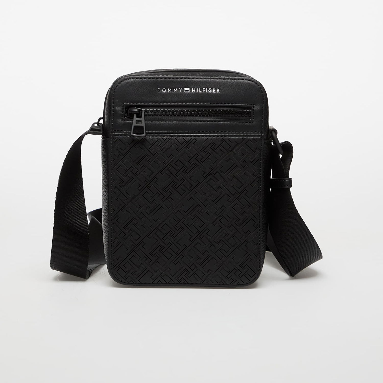 Taška cez rameno Tommy Hilfiger Bag Monogram Mini Reporter Black Čierna | AM0AM13836 BDS, 0