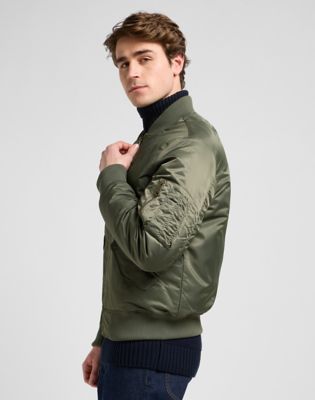 Bomber bunda Lee Relaxed Bomber Jacket XXL Zelené | 112371315, 1