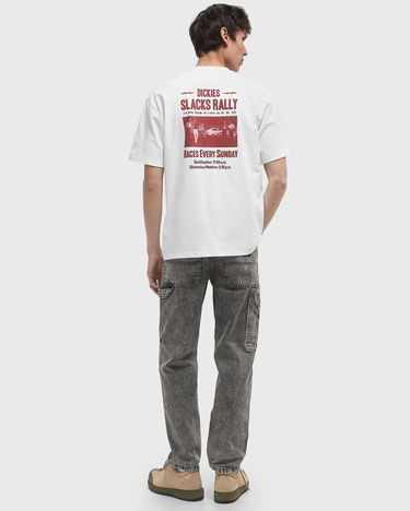 Tričko Dickies Slacks Rally Short Sleeve T-Shirt Biela | DK0A4Z8U0WH1, 2
