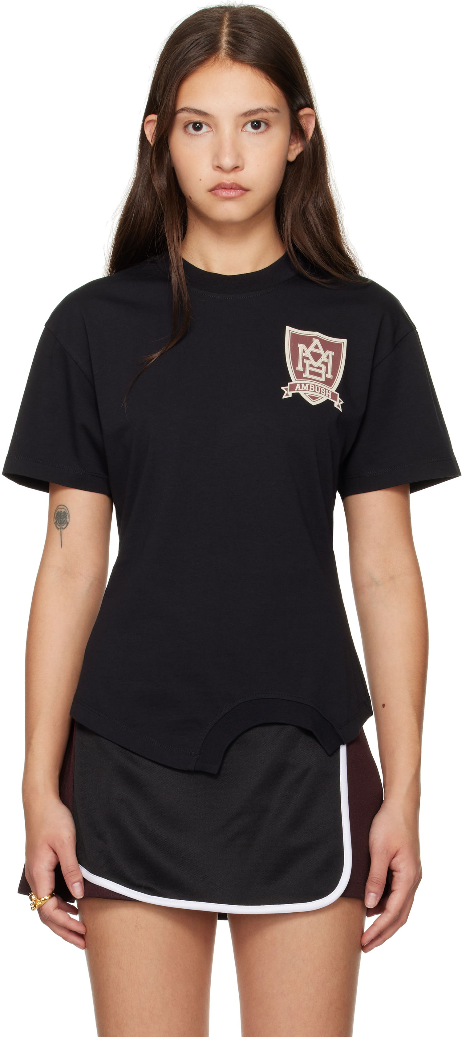 Tričko Ambush Double Front T-Shirt Čierna | BWAA04EF24JER0011000, 0