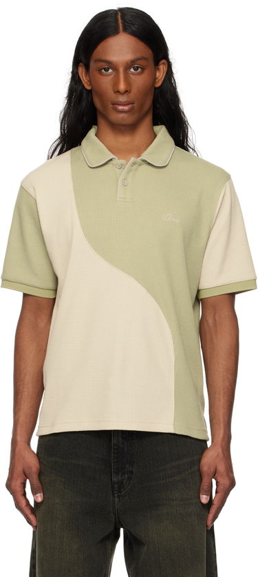 Polo tričko Dime Dime Waffle Polo Zelené | DIME2SP256SAG, 0
