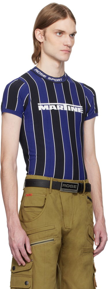 Tričko Martine Rose Martine Rose Tight Logo T-Shirt Fialová | 959YA12500, 4