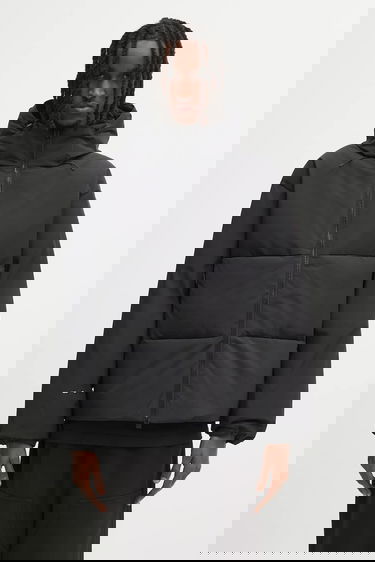 Prešívaná bunda HELIOT EMIL Winter Hooded Down Puffer Jacket AW25 Čierna | AW25.M.02.093.BLK01.CO, 0