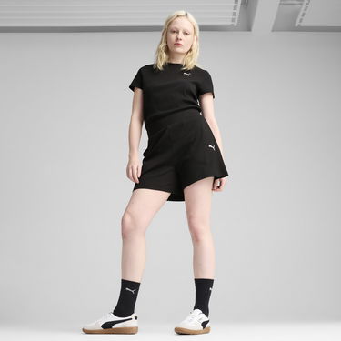 Šortky Puma ESS Elevated 5" High-Waisted Ribbed Shorts Čierna | 685026_01, 2