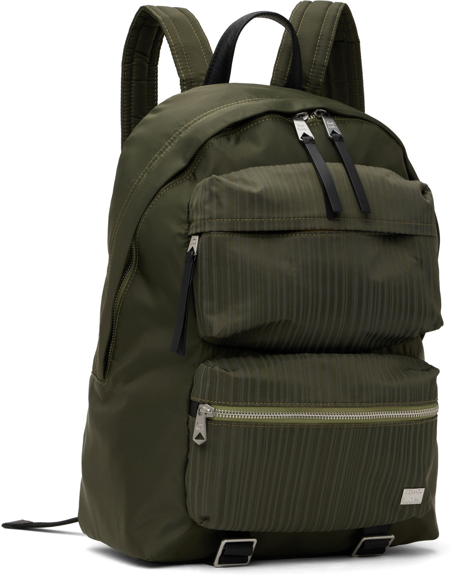 Batoh Paul Smith Paul Smith Laser Stripe Recycled Nylon Backpack Zelené | M1A-8026-PLASER-36, 1