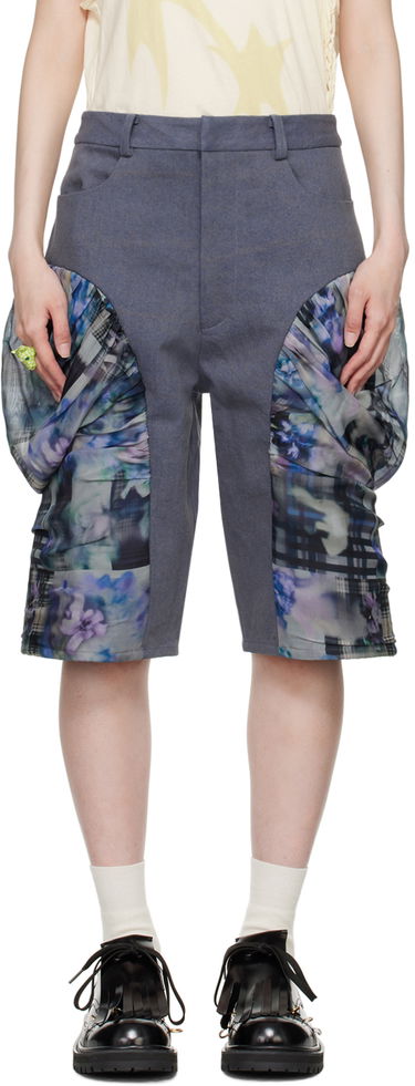 Šortky Collina Strada Collina Strada Giva Denim Shorts Modrá | XX6032, 0