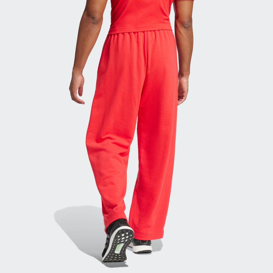 Tepláky adidas Performance Wide Leg Logo Joggers Červená | JF3601, 1