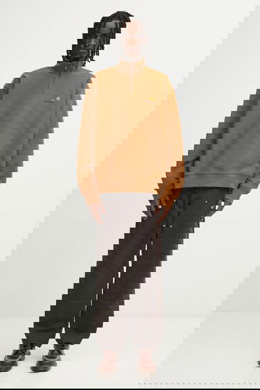 Mikina Carhartt WIP Half Zip American Script Sweatshirt Hnedá | I027014.HZXX, 4