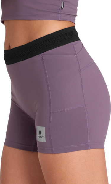 Šortky Saysky Saysky Flow+ Race 4" Shorts Fialová | owrst62c711-owrst62c711, 0