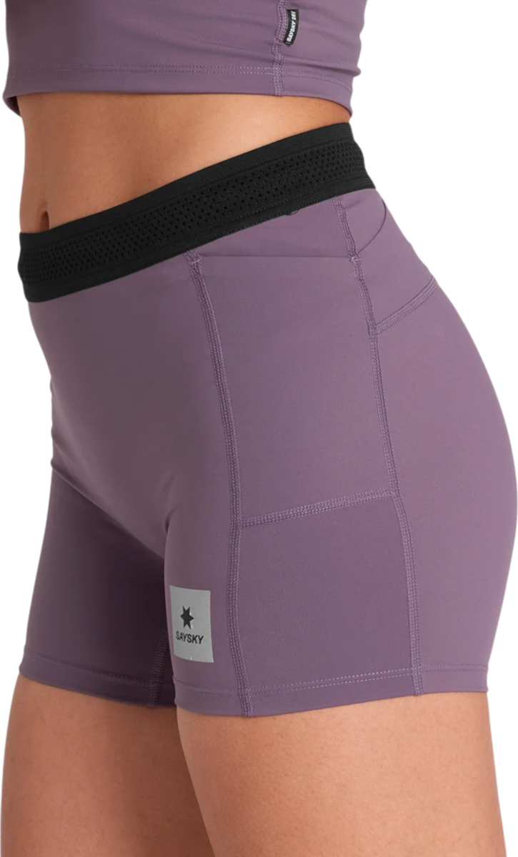 Šortky Saysky Saysky Flow+ Race 4" Shorts Fialová | owrst62c711-owrst62c711