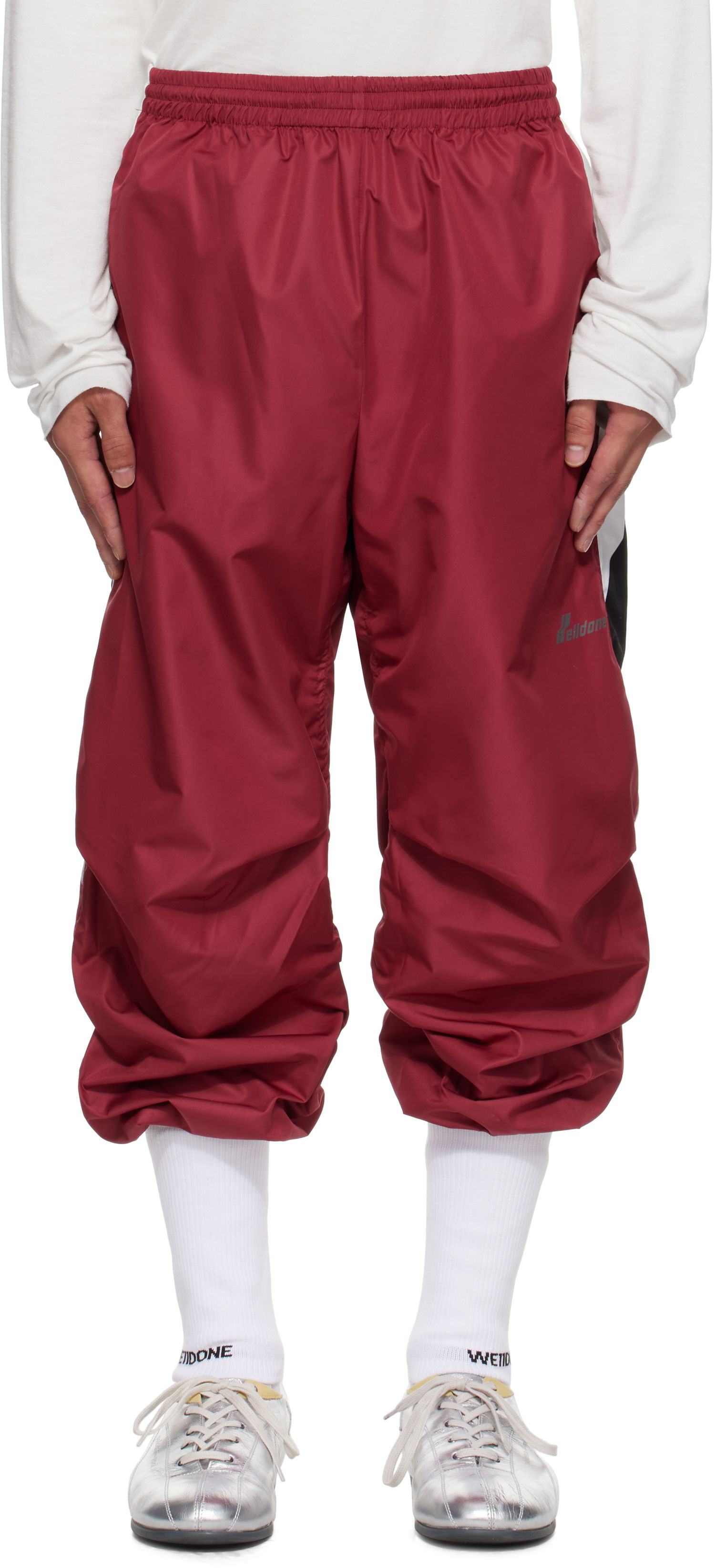 Nohavice We11done We11done Track Pants Červená | WD-PT2-25-213-M-RD, 0