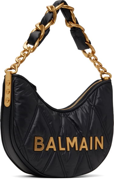 Kabelka Balmain Balmain 1945 Quilted Moon Bag Čierna | EN1BQ954TNDT, 1