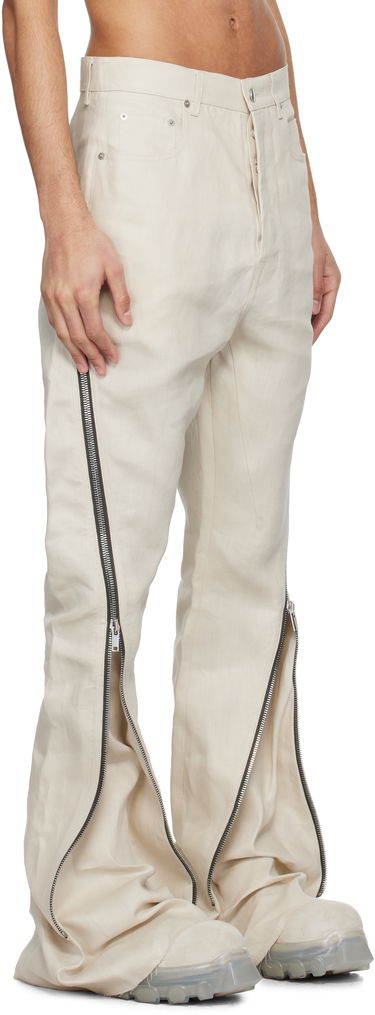 Džínsy Rick Owens Rick Owens Hollywood Bolan Banana Jeans Biela | RU01E5343 TWL, 1