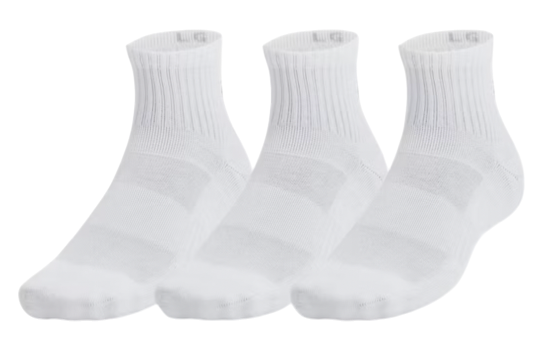 Ponožky Under Armour Under Armour UA TC Quarter Socks - 3 Pack Biela | 1386372-100, 0