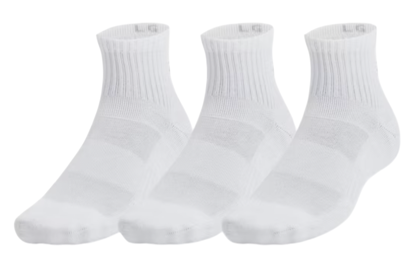 Ponožky Under Armour Under Armour UA TC Quarter Socks - 3 Pack Biela | 1386372-100