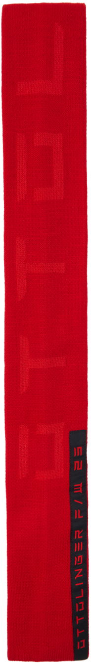 Šál Ottolinger Ottolinger Jacquard Scarf Červená | 2700304, 0