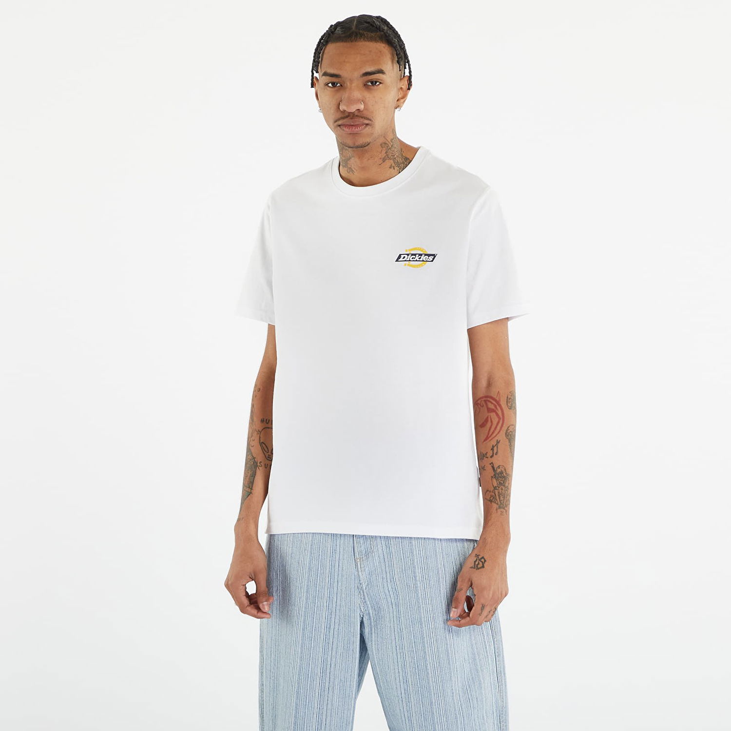 Tričko Dickies Ruston Short Sleeve T-Shirt Biela | DK0A4XDCWHX1, 0