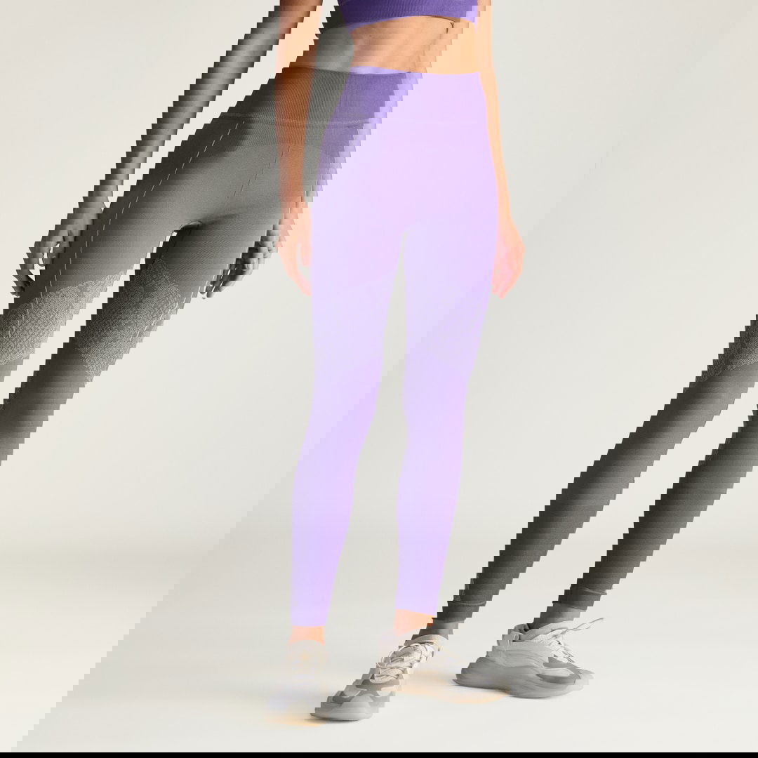 Legíny adidas Performance Stella McCartney Seamless Yoga Leggings Fialová | JN0544, 0