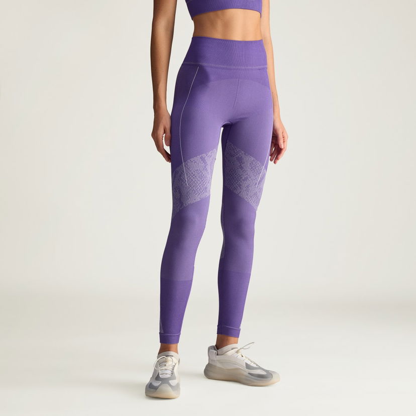 Legíny adidas Performance Stella McCartney Seamless Yoga Leggings Fialová | JN0544