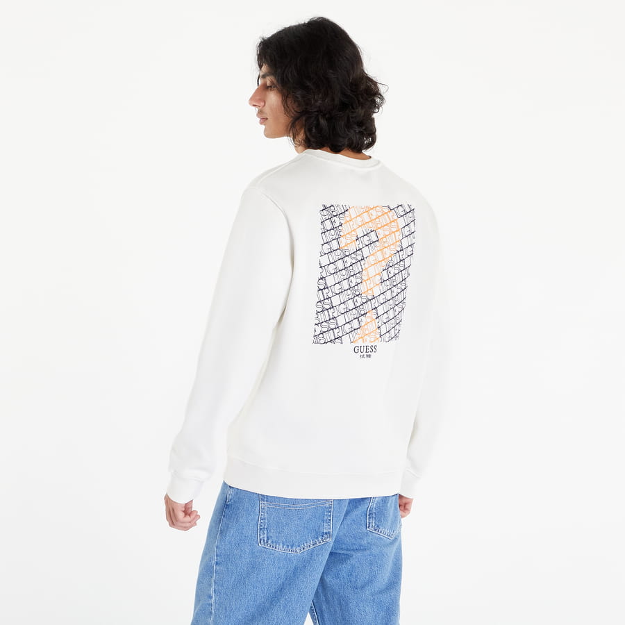 Mikina GUESS Hoodie Ermes Cn Fleece Béžová | M2BQ19KBD10-G9H9, 0