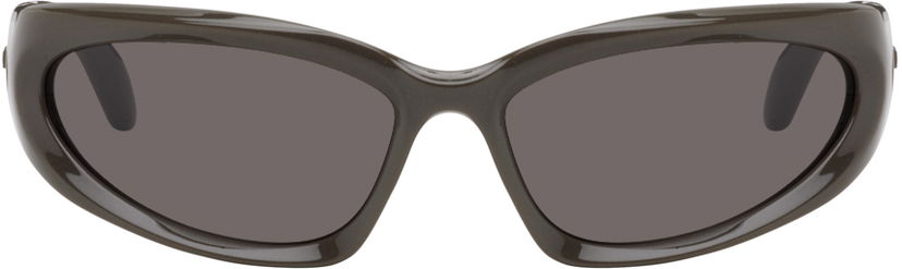 Slnečné okuliare Balenciaga Swift Oval Sunglasses Šedá | BB0157S-008