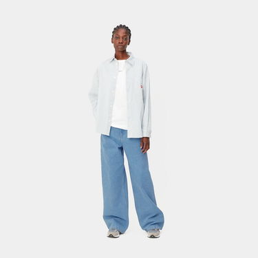 Džínsy Carhartt WIP Jens Pant "Blue Heavy Stone Wash" Modrá | I032709_01_60, 2