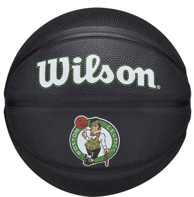 Športový doplnok Wilson Tennis NBA Team Tribute Mini Basketball Boston Celtics Čierna | wz4017605xb