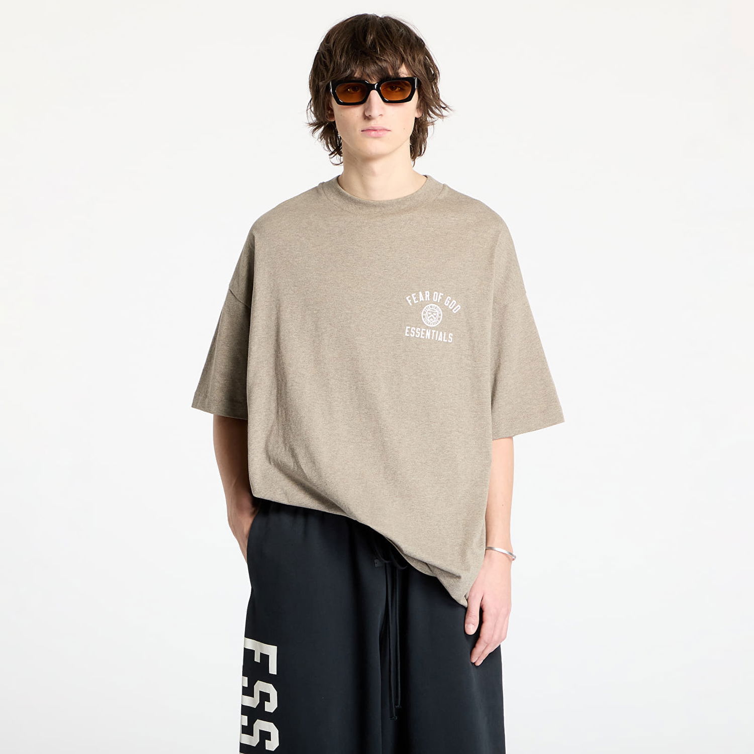 Tričko Fear of God Jersey Crewneck Tee Heather Béžová | 125HO244191F-367, 0